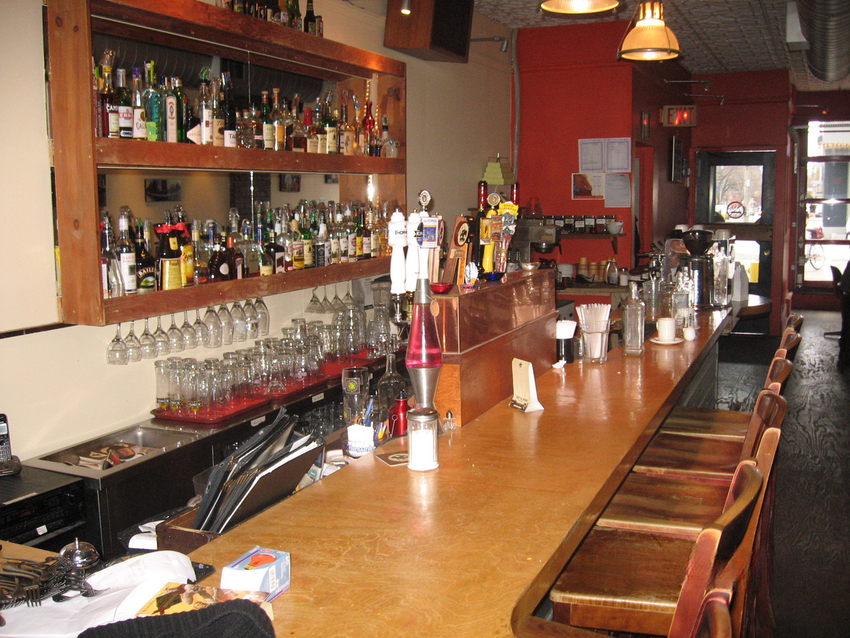 Main bar on ground floor in 2019