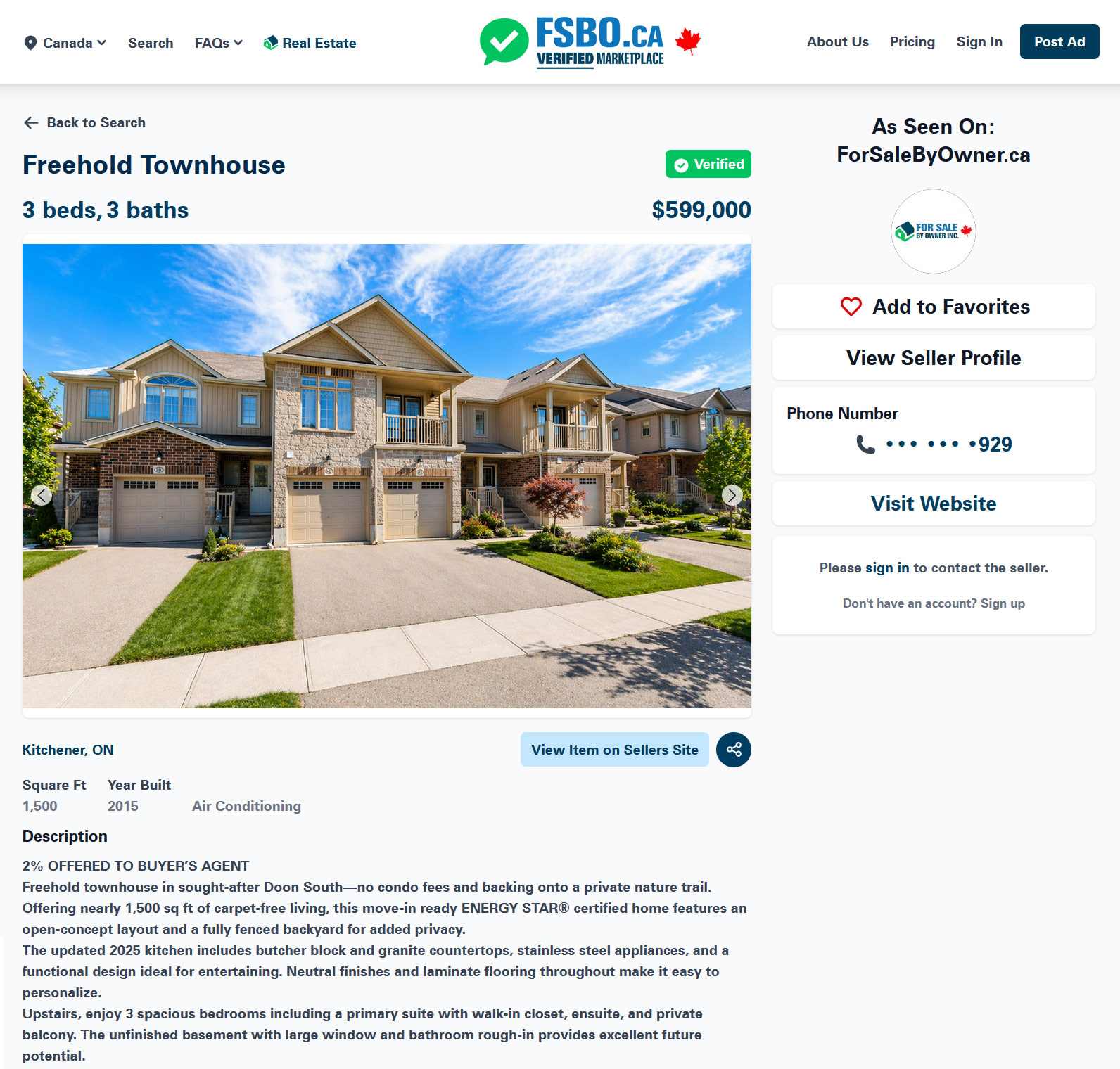 FSBO.ca classifieds