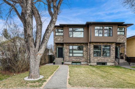 Duplex / House For Sale in Calgary, AB - 4 bdrm, 4 bath (1428 43 Street SW)