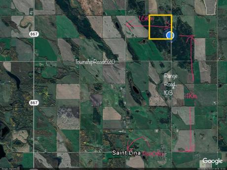 Land with Building(s) For Sale in St. Lina, AB - 3 bdrm, 1.5 bath (62020 Range Road 103)