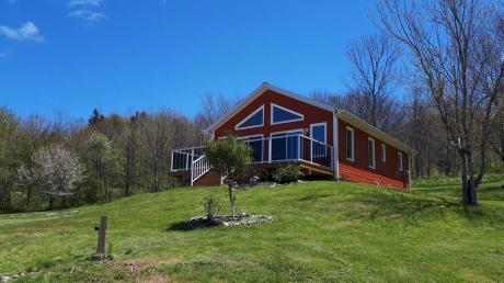 House / Acreage / Land with Building(s) / Recreational Property / Waterfront Property For Sale in Big Pond, NS - 2 bdrm, 1 bath (7459 East Bay Hwy)